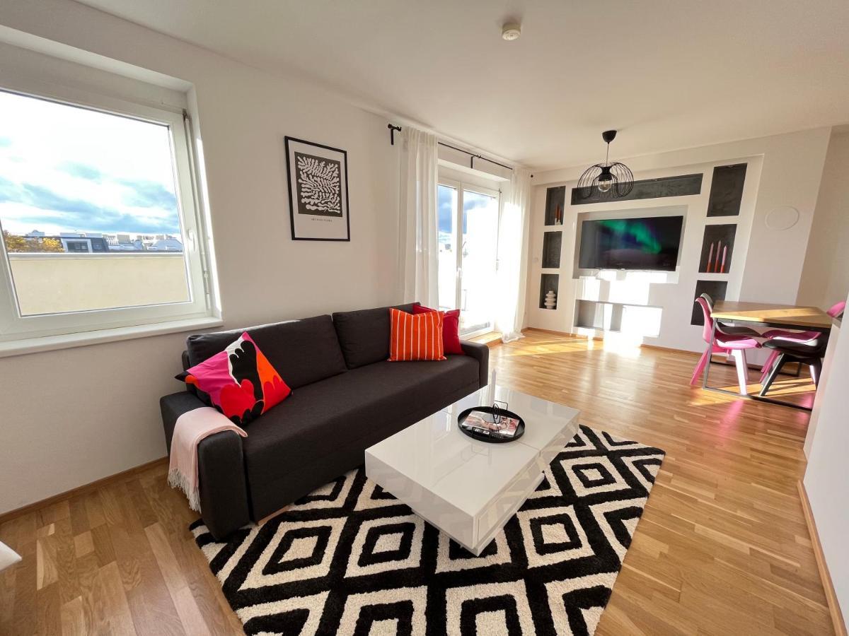 Penthouse Near Central Station With Free Parking Виена Екстериор снимка